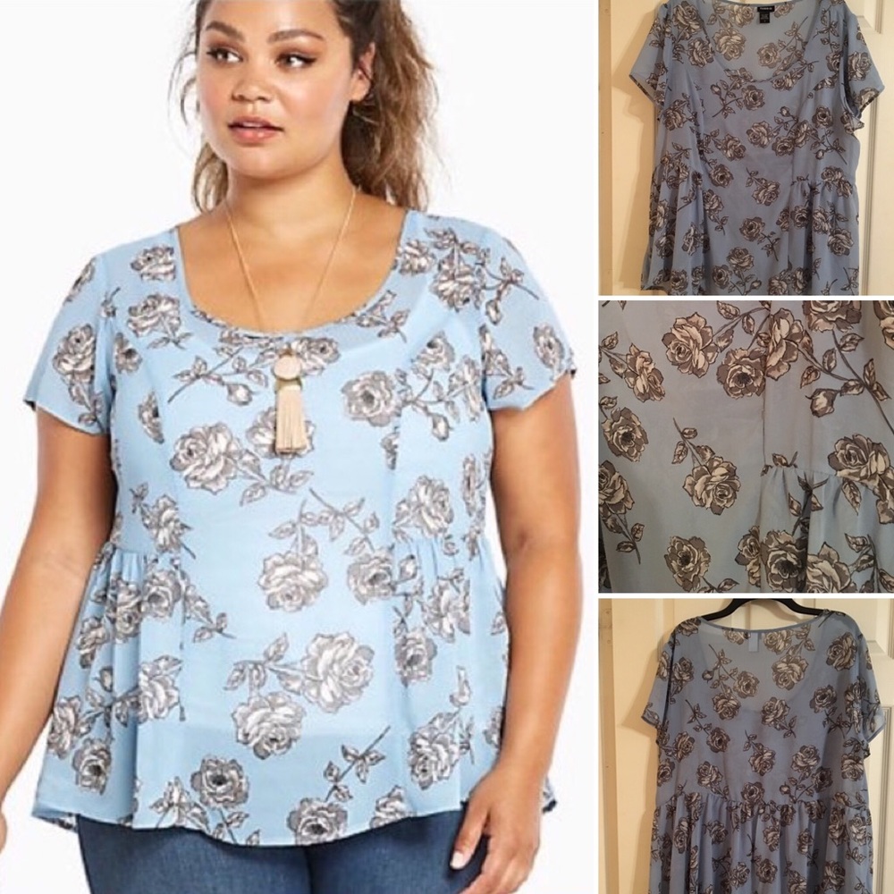 Torrid Chiffon Top